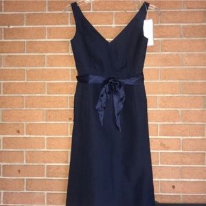 💙J. CREW💙V-NECK DRESS WITH SATIN SASH💙